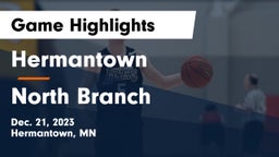 Hermantown  vs North Branch  Game Highlights - Dec. 21, 2023