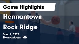 Hermantown  vs Rock Ridge  Game Highlights - Jan. 5, 2024