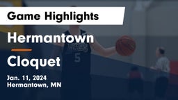 Hermantown  vs Cloquet  Game Highlights - Jan. 11, 2024