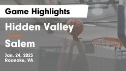 Hidden Valley  vs Salem  Game Highlights - Jan. 24, 2023