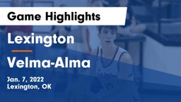 Lexington  vs Velma-Alma  Game Highlights - Jan. 7, 2022