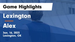 Lexington  vs Alex  Game Highlights - Jan. 16, 2023
