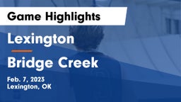Lexington  vs Bridge Creek  Game Highlights - Feb. 7, 2023