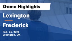 Lexington  vs Frederick  Game Highlights - Feb. 23, 2023