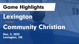 Lexington  vs Community Christian  Game Highlights - Dec. 5, 2023