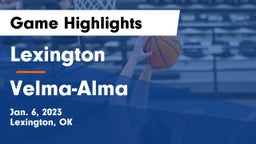 Lexington  vs Velma-Alma  Game Highlights - Jan. 6, 2023