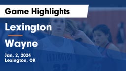 Lexington  vs Wayne  Game Highlights - Jan. 2, 2024