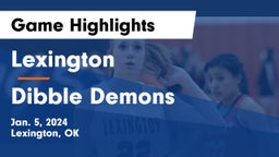 Lexington  vs Dibble Demons Game Highlights - Jan. 5, 2024