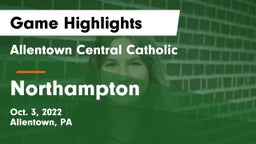 Allentown Central Catholic  vs Northampton  Game Highlights - Oct. 3, 2022