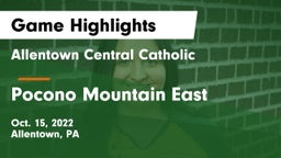 Allentown Central Catholic  vs Pocono Mountain East  Game Highlights - Oct. 15, 2022