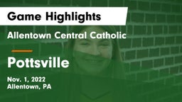 Allentown Central Catholic  vs Pottsville  Game Highlights - Nov. 1, 2022
