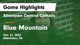 Allentown Central Catholic  vs Blue Mountain Game Highlights - Oct. 31, 2023
