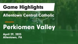 Allentown Central Catholic  vs Perkiomen Valley  Game Highlights - April 29, 2023