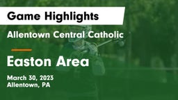 Allentown Central Catholic  vs Easton Area  Game Highlights - March 30, 2023