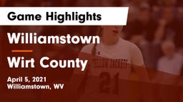 Williamstown  vs Wirt County  Game Highlights - April 5, 2021
