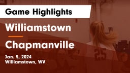 Williamstown  vs Chapmanville  Game Highlights - Jan. 5, 2024