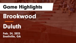 Brookwood  vs Duluth  Game Highlights - Feb. 24, 2023