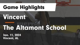 Vincent  vs The Altamont School Game Highlights - Jan. 11, 2024