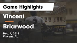 Vincent  vs Briarwood Game Highlights - Dec. 4, 2018