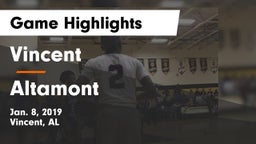 Vincent  vs Altamont Game Highlights - Jan. 8, 2019