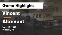Vincent  vs Altamont Game Highlights - Jan. 18, 2019