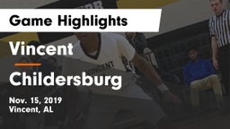 Vincent  vs Childersburg Game Highlights - Nov. 15, 2019