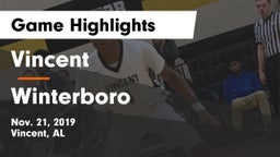 Vincent  vs Winterboro Game Highlights - Nov. 21, 2019