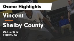 Vincent  vs Shelby County Game Highlights - Dec. 6, 2019