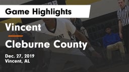 Vincent  vs Cleburne County Game Highlights - Dec. 27, 2019