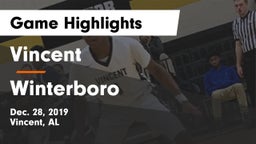 Vincent  vs Winterboro Game Highlights - Dec. 28, 2019