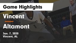 Vincent  vs Altamont Game Highlights - Jan. 7, 2020