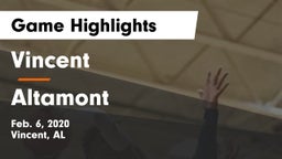 Vincent  vs Altamont Game Highlights - Feb. 6, 2020
