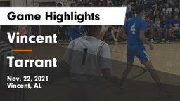 Vincent  vs Tarrant Game Highlights - Nov. 22, 2021