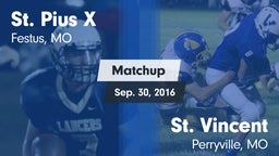 Matchup: St. Pius vs. St. Vincent  2016