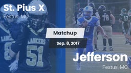 Matchup: St. Pius vs. Jefferson  2017