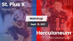 Matchup: St. Pius vs. Herculaneum  2017