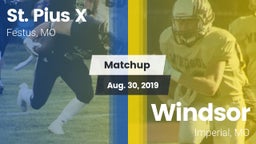 Matchup: St. Pius vs. Windsor  2019