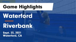 Waterford  vs Riverbank Game Highlights - Sept. 23, 2021