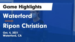 Waterford  vs Ripon Christian  Game Highlights - Oct. 4, 2021