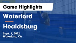 Waterford  vs Healdsburg Game Highlights - Sept. 1, 2022