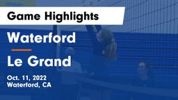 Waterford  vs Le Grand Game Highlights - Oct. 11, 2022