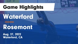 Waterford  vs Rosemont Game Highlights - Aug. 27, 2022