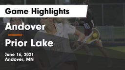 Andover  vs Prior Lake  Game Highlights - June 16, 2021