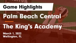 Palm Beach Central  vs The King's Academy Game Highlights - March 1, 2022