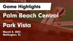Palm Beach Central  vs Park Vista  Game Highlights - March 8, 2022
