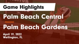 Palm Beach Central  vs Palm Beach Gardens  Game Highlights - April 19, 2022