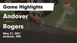 Andover  vs Rogers  Game Highlights - May 21, 2021