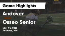 Andover  vs Osseo Senior  Game Highlights - May 25, 2022