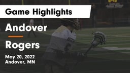 Andover  vs Rogers  Game Highlights - May 20, 2022