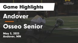 Andover  vs Osseo Senior  Game Highlights - May 3, 2023